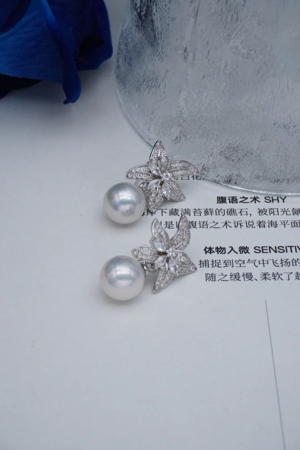 S925 Sterling Silver Freshwater Pearl Earrings