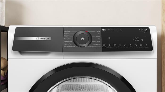 BOSCH - Asciugatrice Serie 6 WQH245B0IT 9Kg Classe C-Bianco