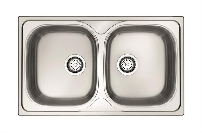 GLEM GAS - Lavello lineare GL279X 2 vasche-Inox