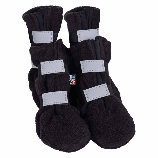 Rukka Fleece Boots Potesokker Sort 4-pk