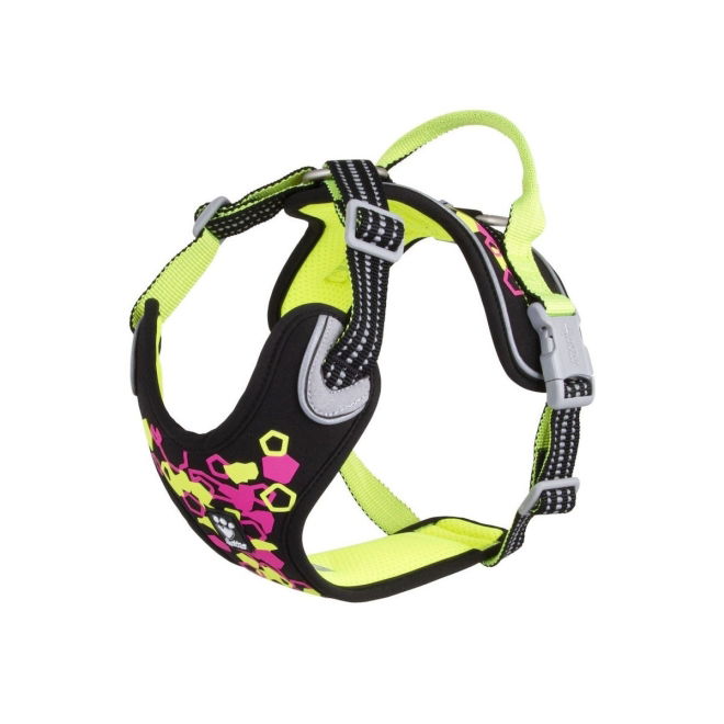 Hurtta Weekend Warrior Hundesele, Neon & Sort
