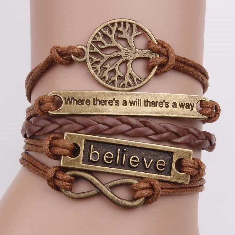 As Picture Alloy Casual Bracelets