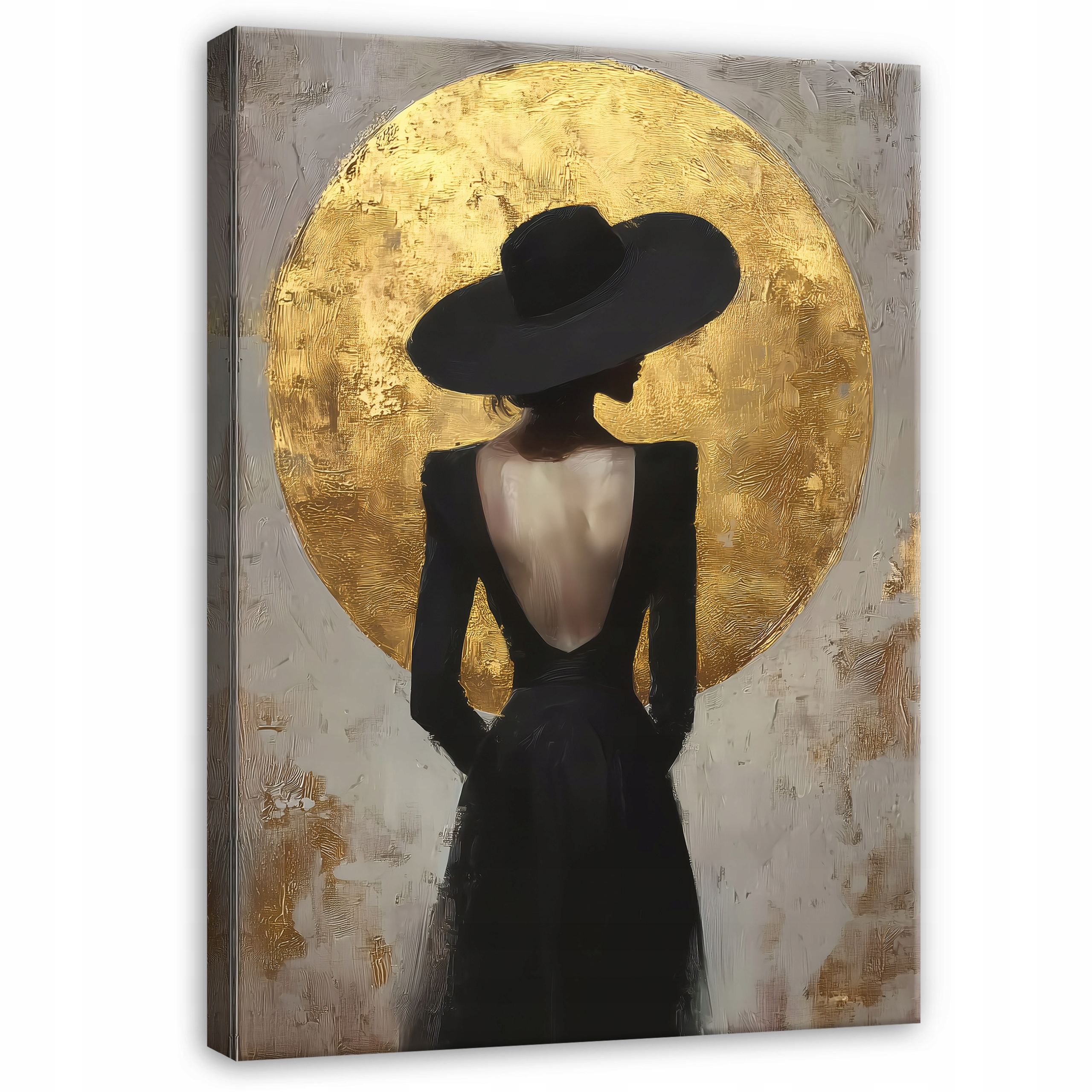 Abstract painting of a woman on canvas, 40x30, perfect for a bedroom or living room