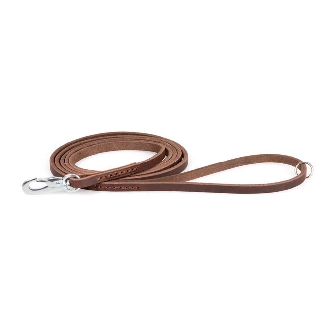Feel Leather Seam lærkobbel med stållås brun