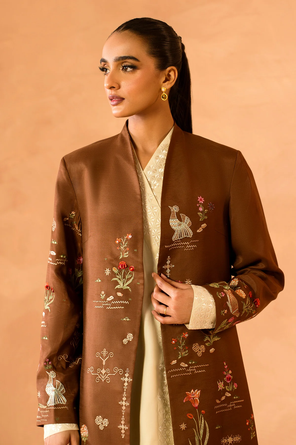RAW SILK | EMBROIDERED