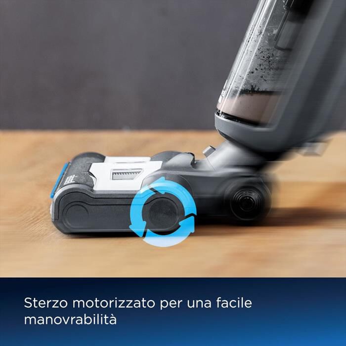BISSELL - Lavapavimenti CrossWave HF3 Cordless Pro 3641N-Nero/Argento