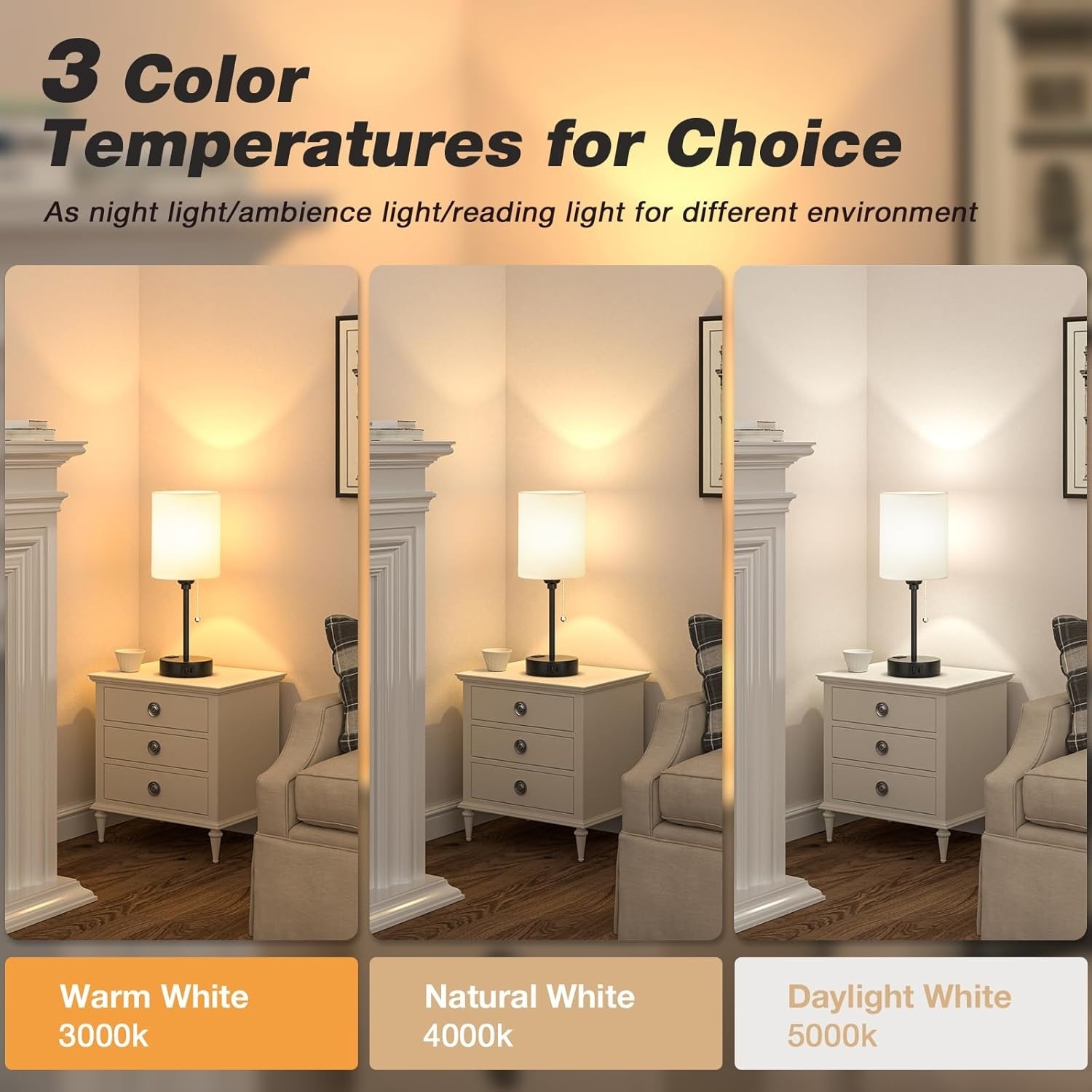 Bedside Table lamp for Bedroom