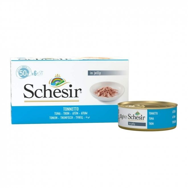 Schesir Jelly Multipack tuna, 6 x 50g