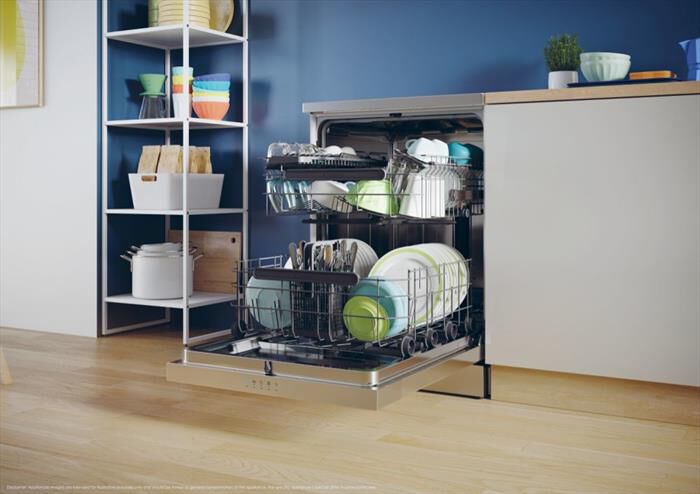 CANDY - Lavastoviglie CF 4E7L0X Classe E 14 coperti-Acciaio inossidabile