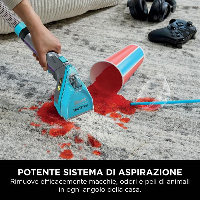 SHARK - SMACCHIATORE PORTATILE STAINSTRIKER HAIRPRO PET-Grigio