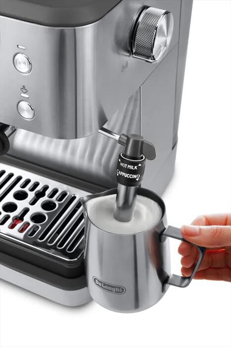 DE LONGHI - Macchina per caffè espresso manuale EM450.M-METAL