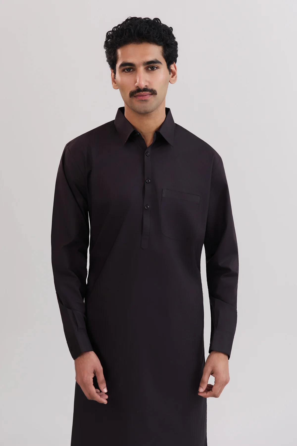 Pathan Suit In Cotton Cambric - SMS826225