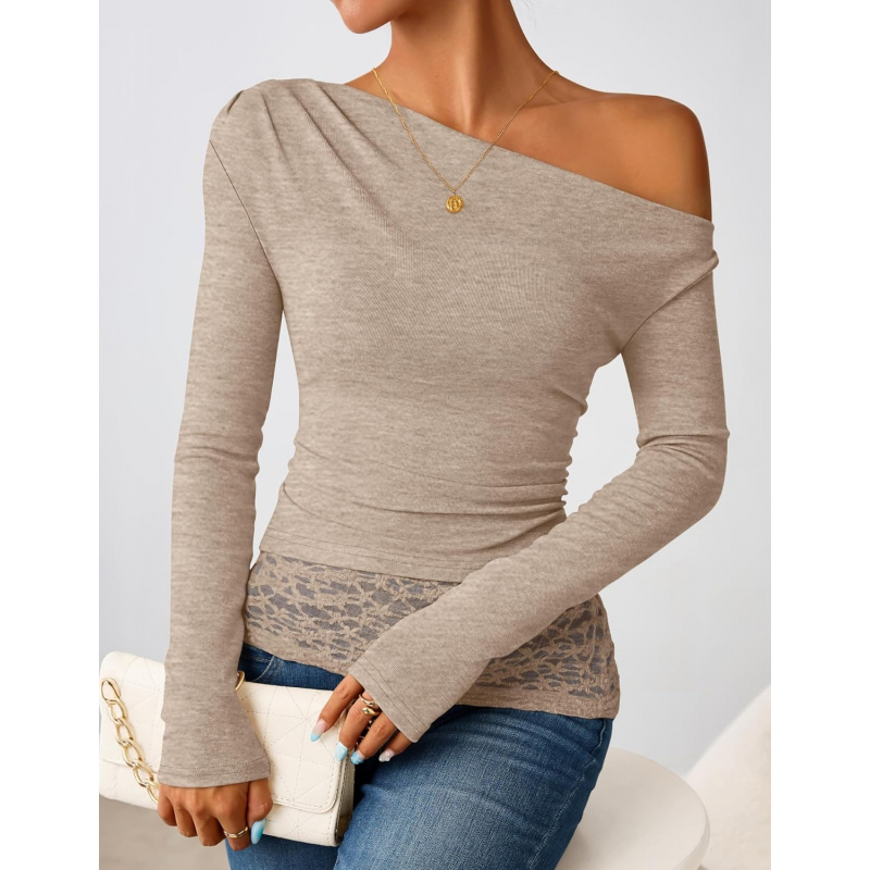 Women's Long Sleeve Off Shoulder Tops