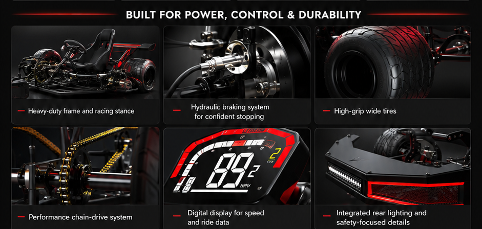 Electric Kart Power Control Durability Features