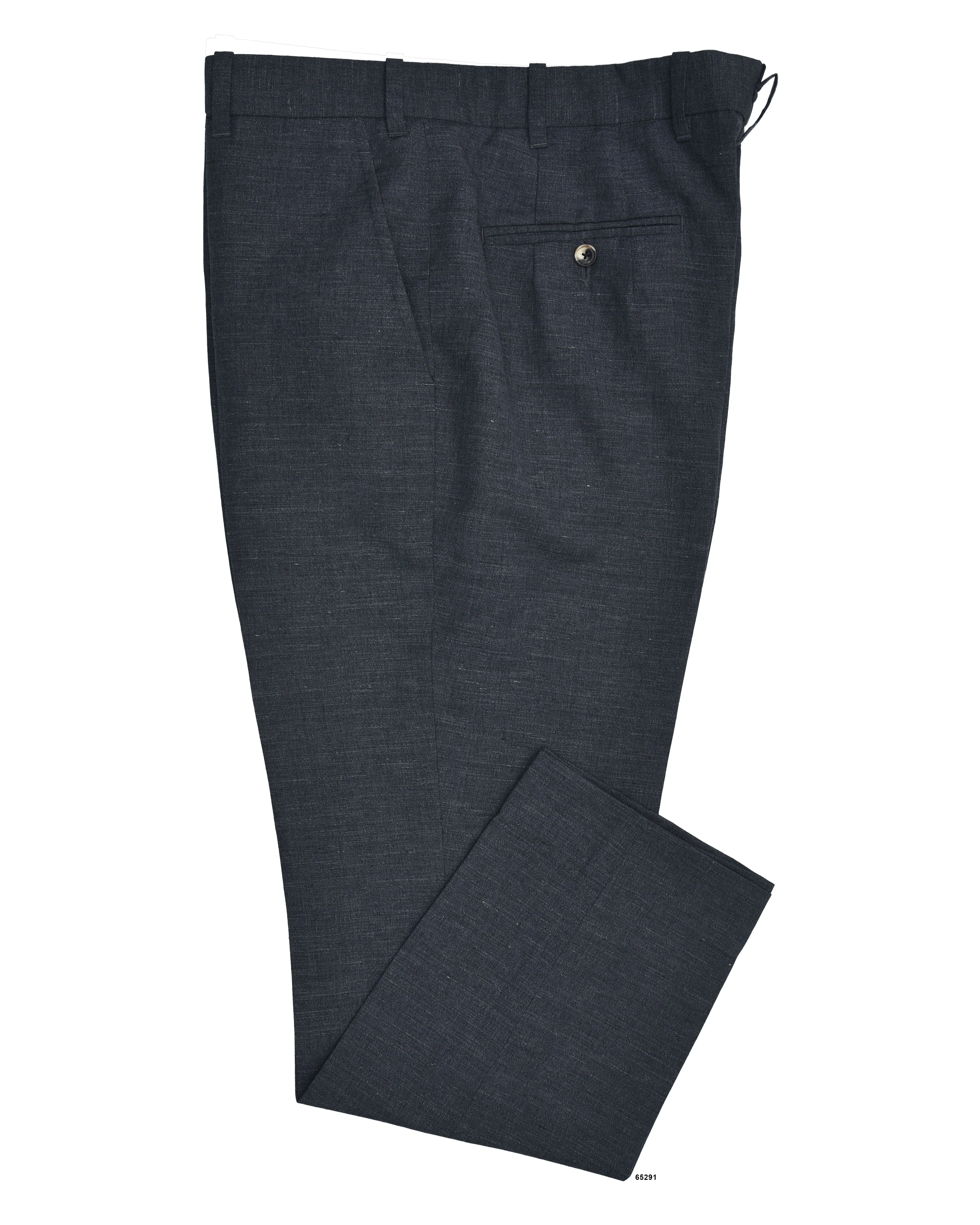 Mid Grey Linen Dress Pant