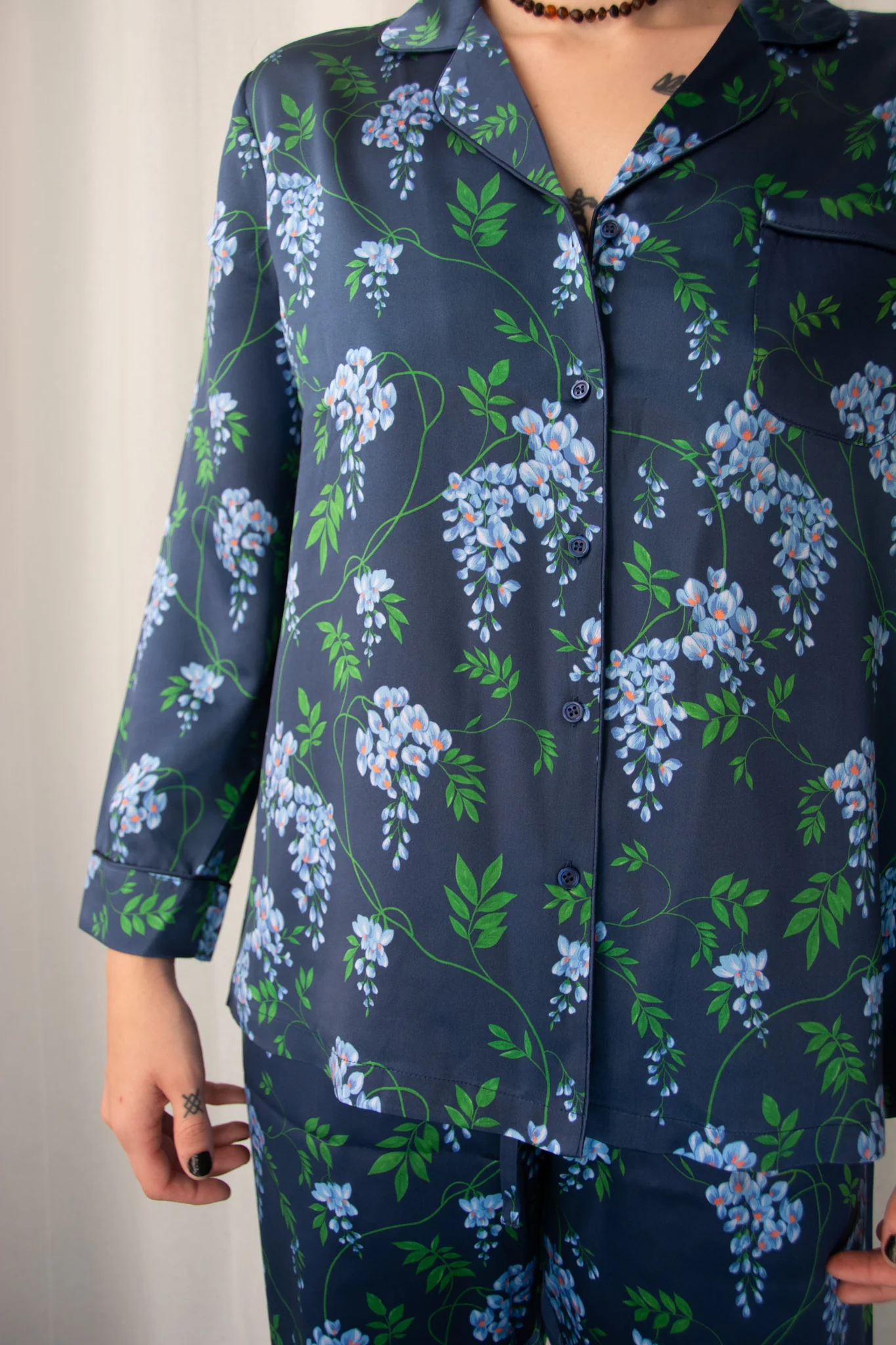 The Cat's Pajamas Cascadia Silk Pajamas