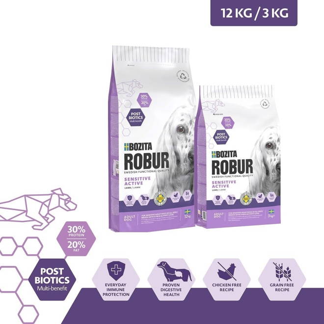 Bozita Robur Sensitive Grain Free Active