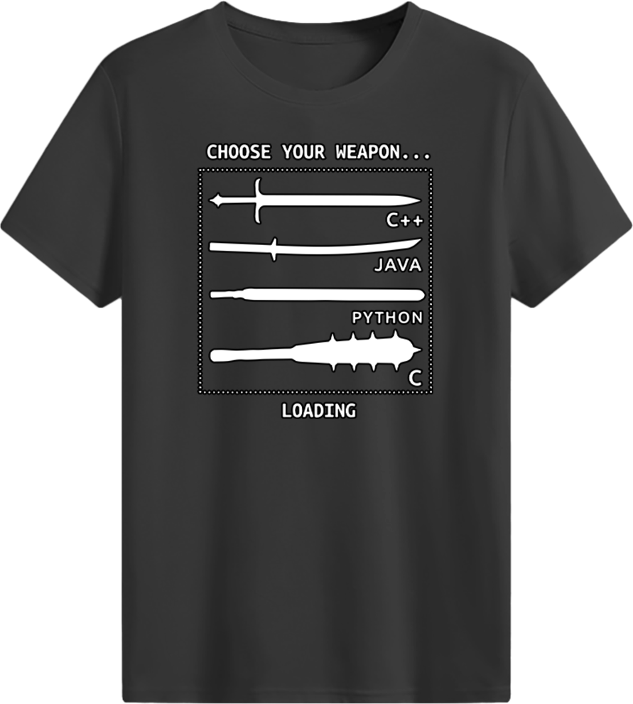 Chooes Your Code Weapon T-shirt