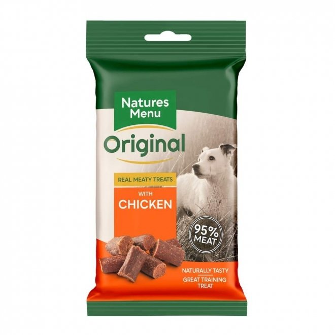 NaturesMenu Dog Real Meaty Treats Kylling 60 g