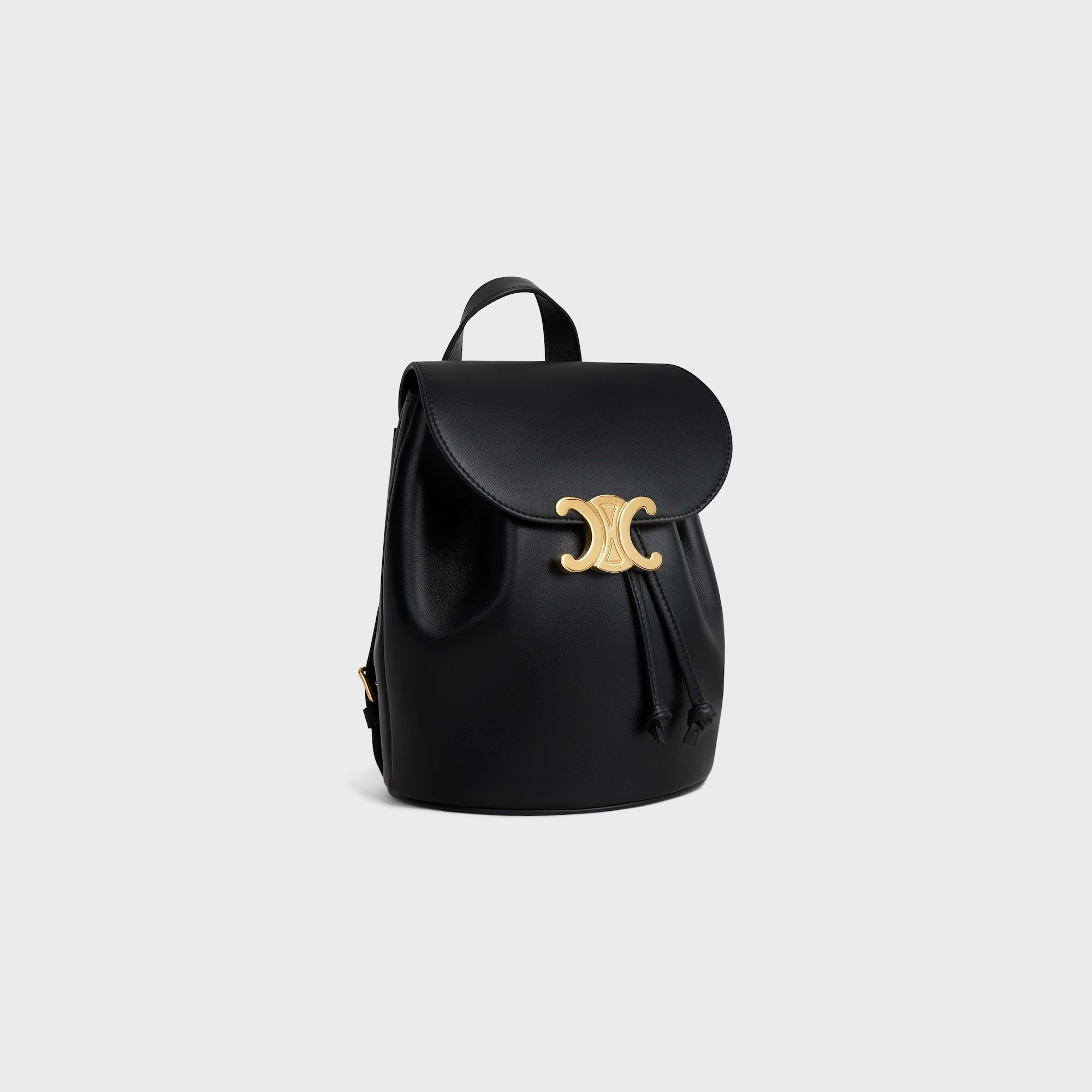 BACKPACK BONNIE IN SMOOTH CALFSKIN BLACK
