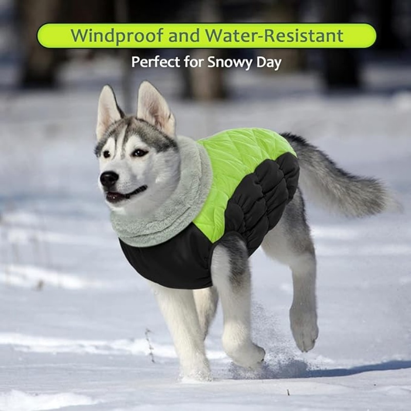 FURATTIRE Warm Dog Winter Coat Dog