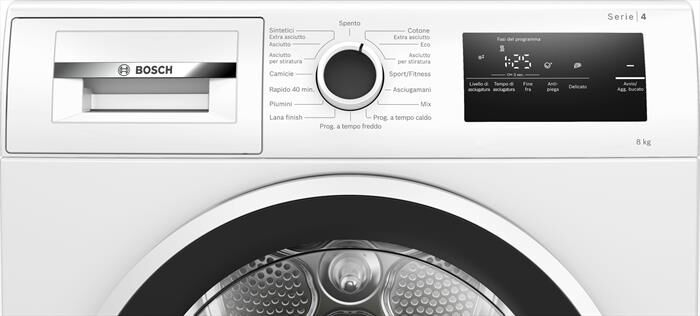 BOSCH - Asciugatrice Serie 4 WTH85208II 8Kg Classe E-Bianco