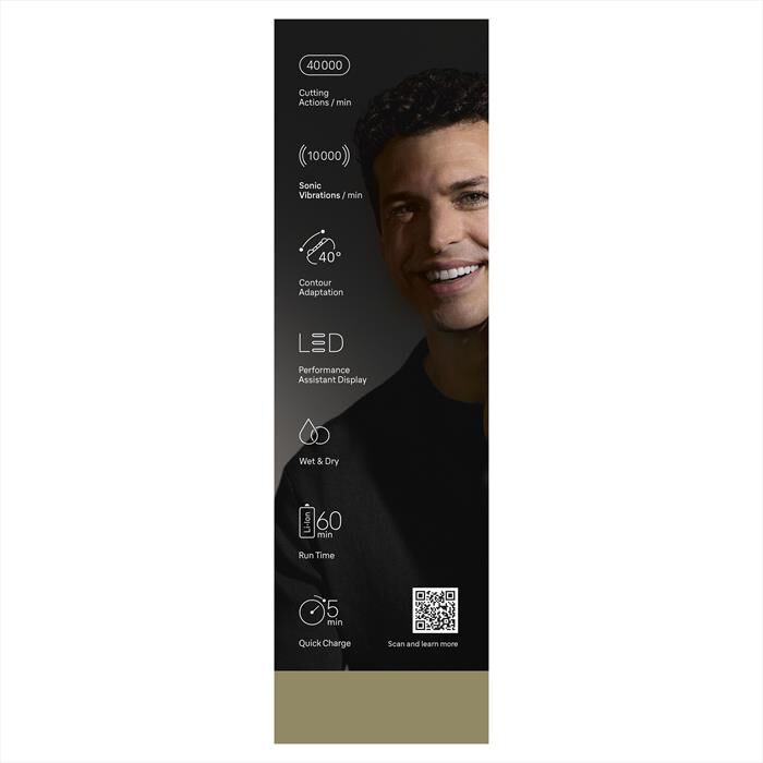 BRAUN - Rasoio SHAVER 9600S-NERO