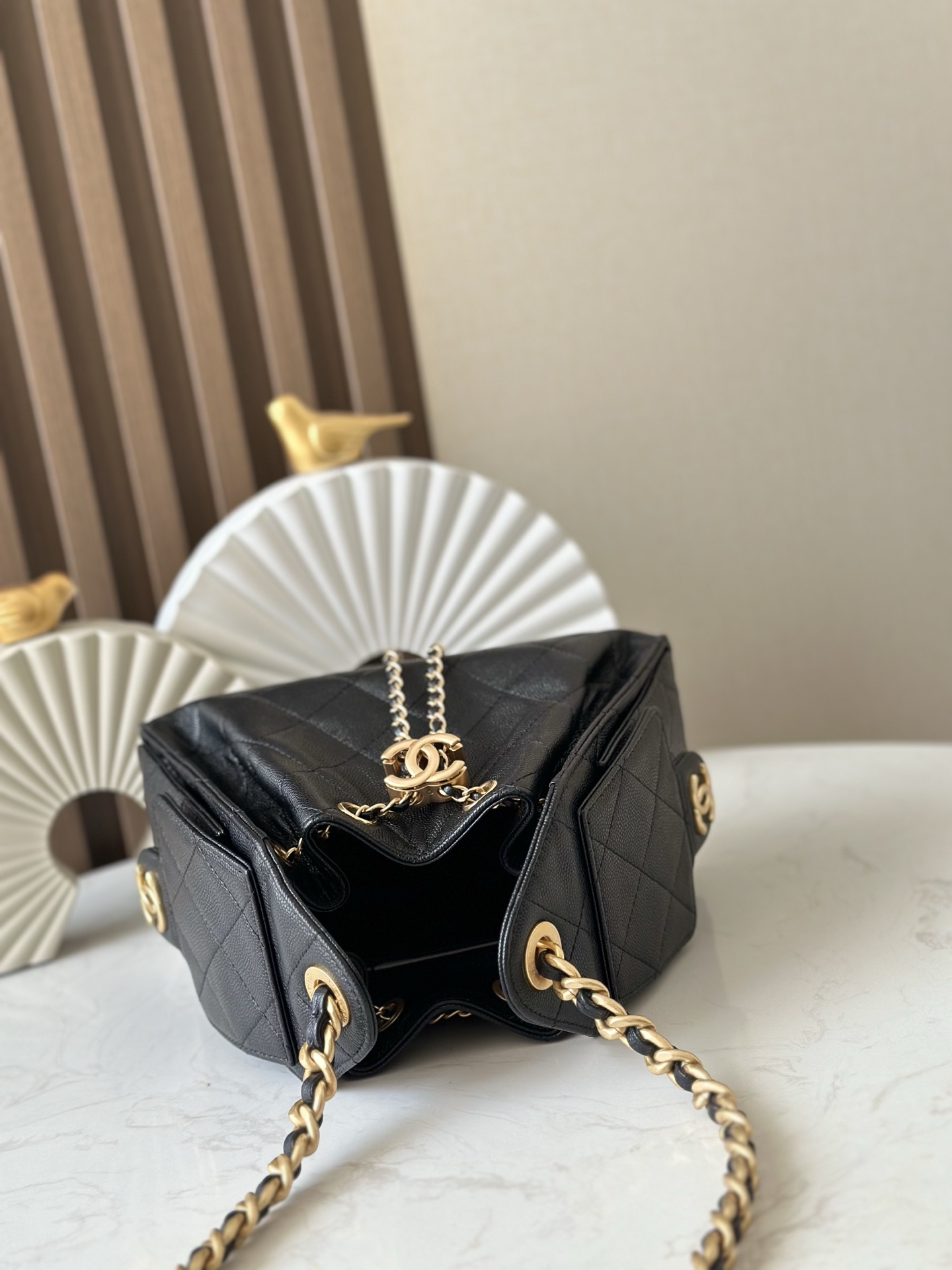 25 Drawstring Bucket Bag - Mocuir