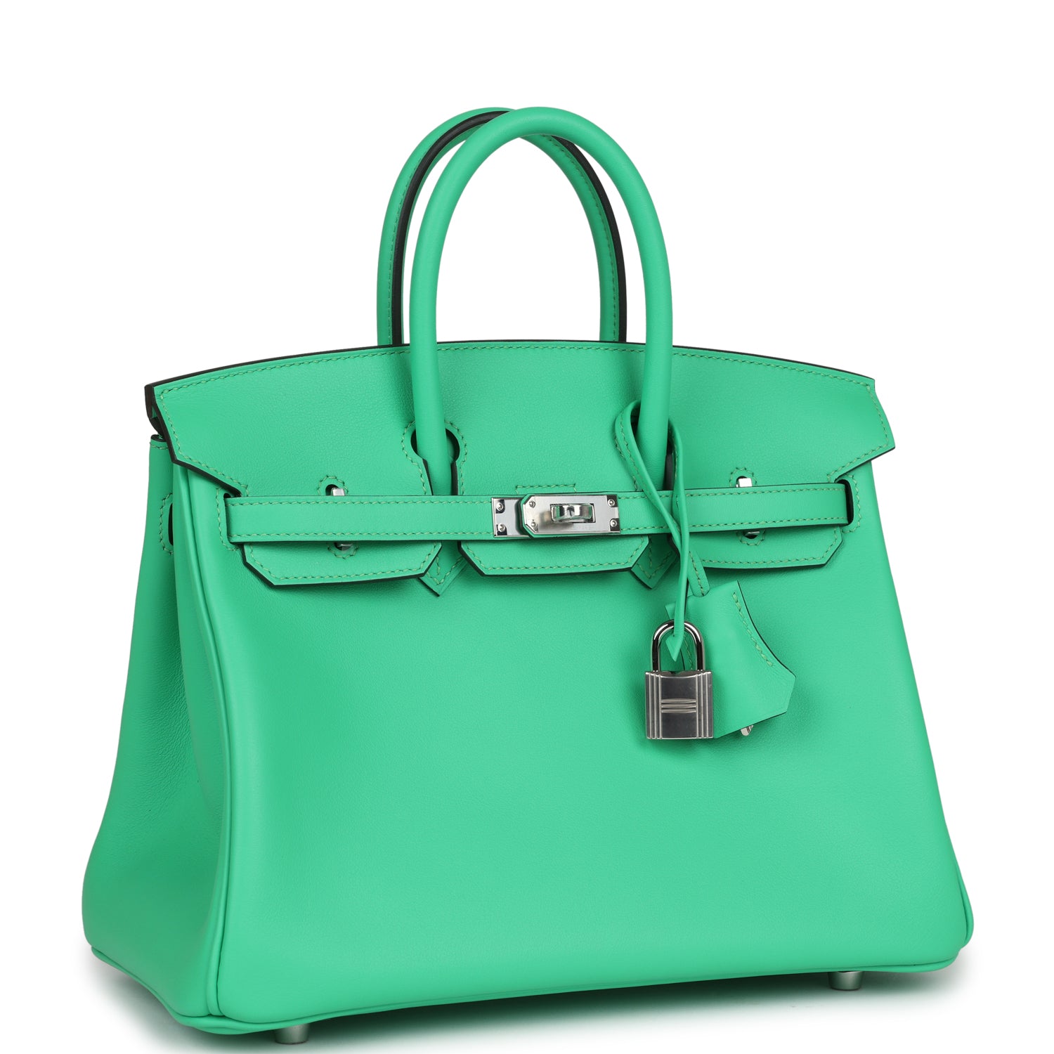 Birkin 25 Vert Comics Swift Palladium Hardware