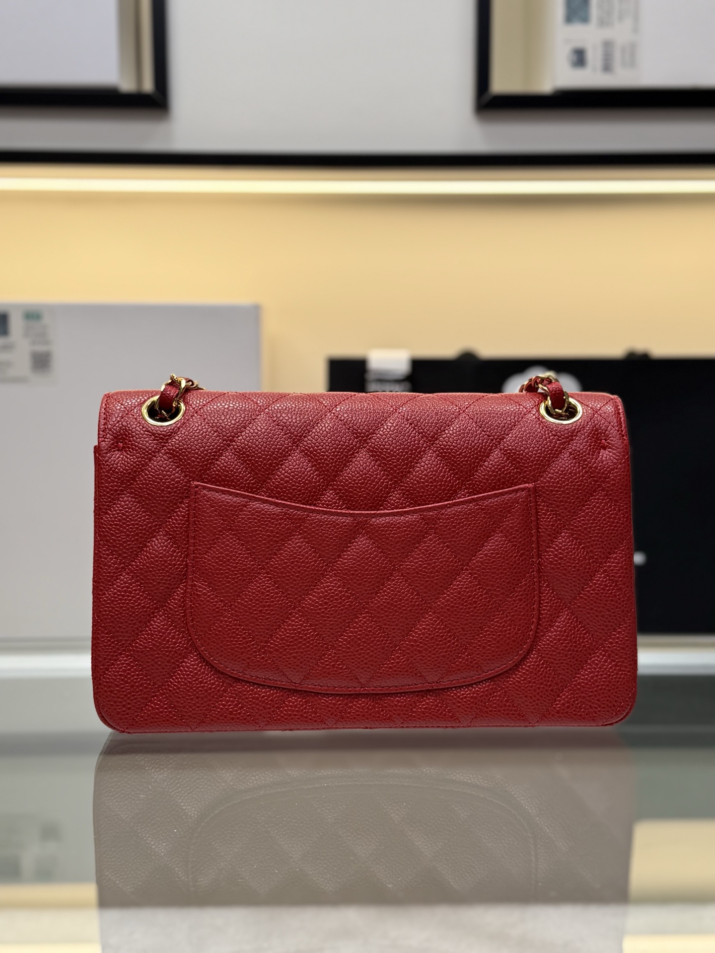 Classic Flap Bag（Red） - Mocuir