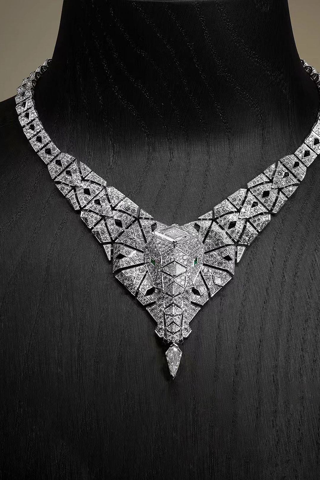 Diamond Elephant Necklace