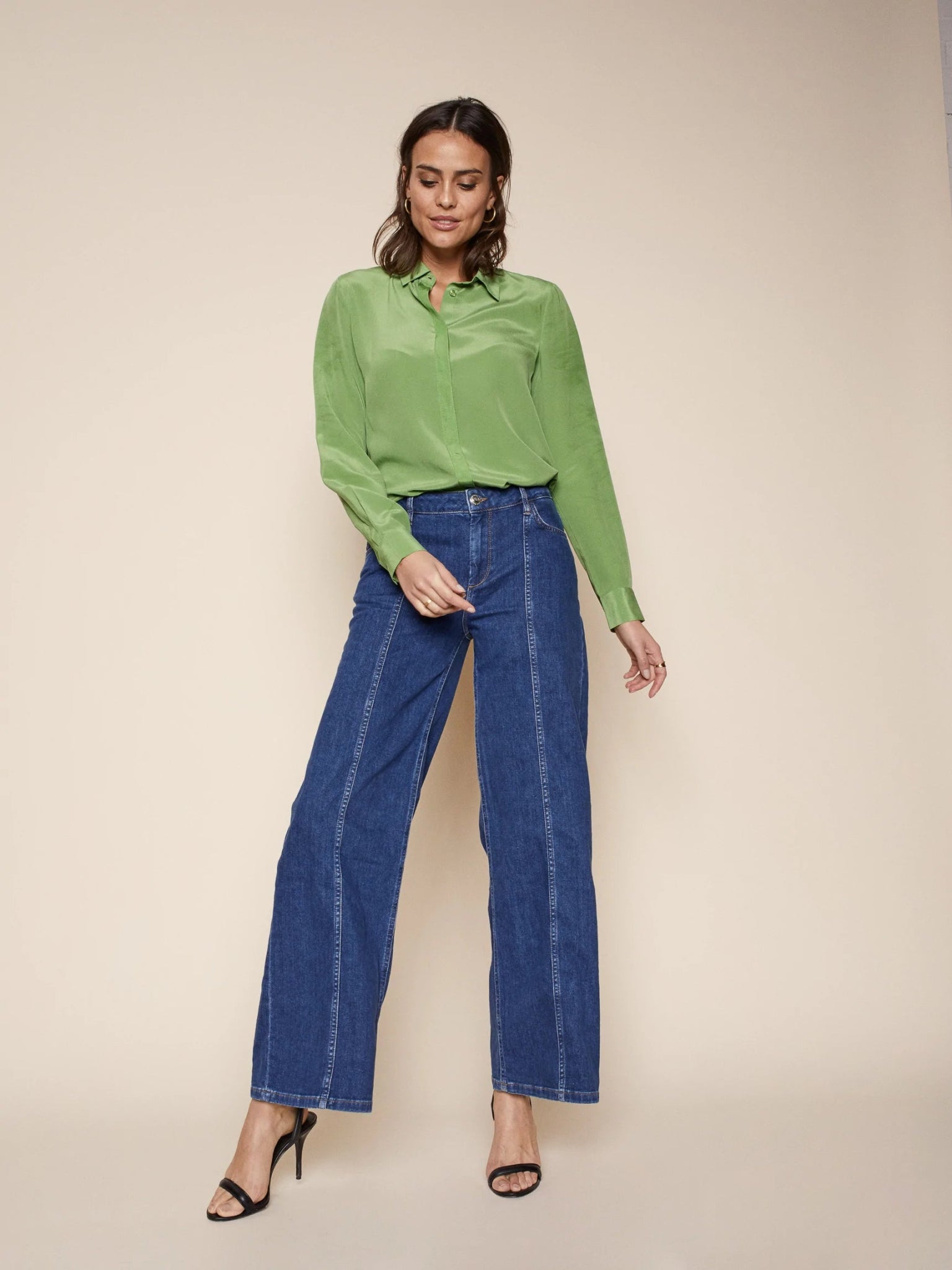 Dark Wash Tailored Jeans