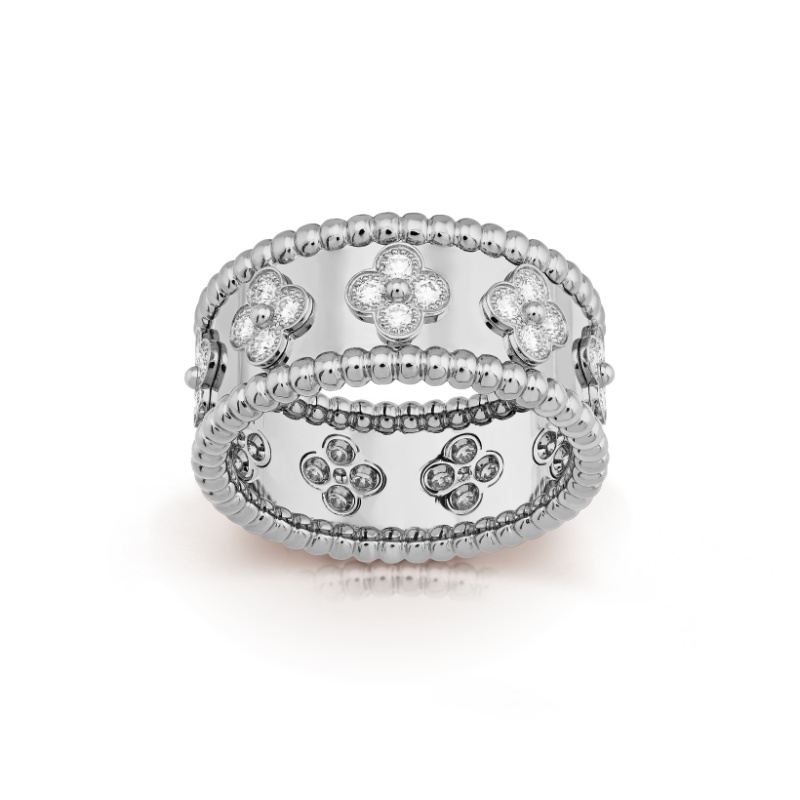 Perlee clovers ring, small model