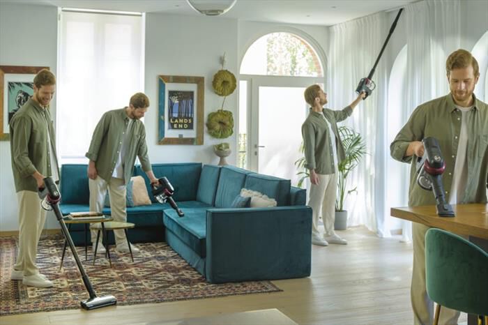 HOOVER - Scopa elettrica senza sacchetto HF410H 011-Magenta