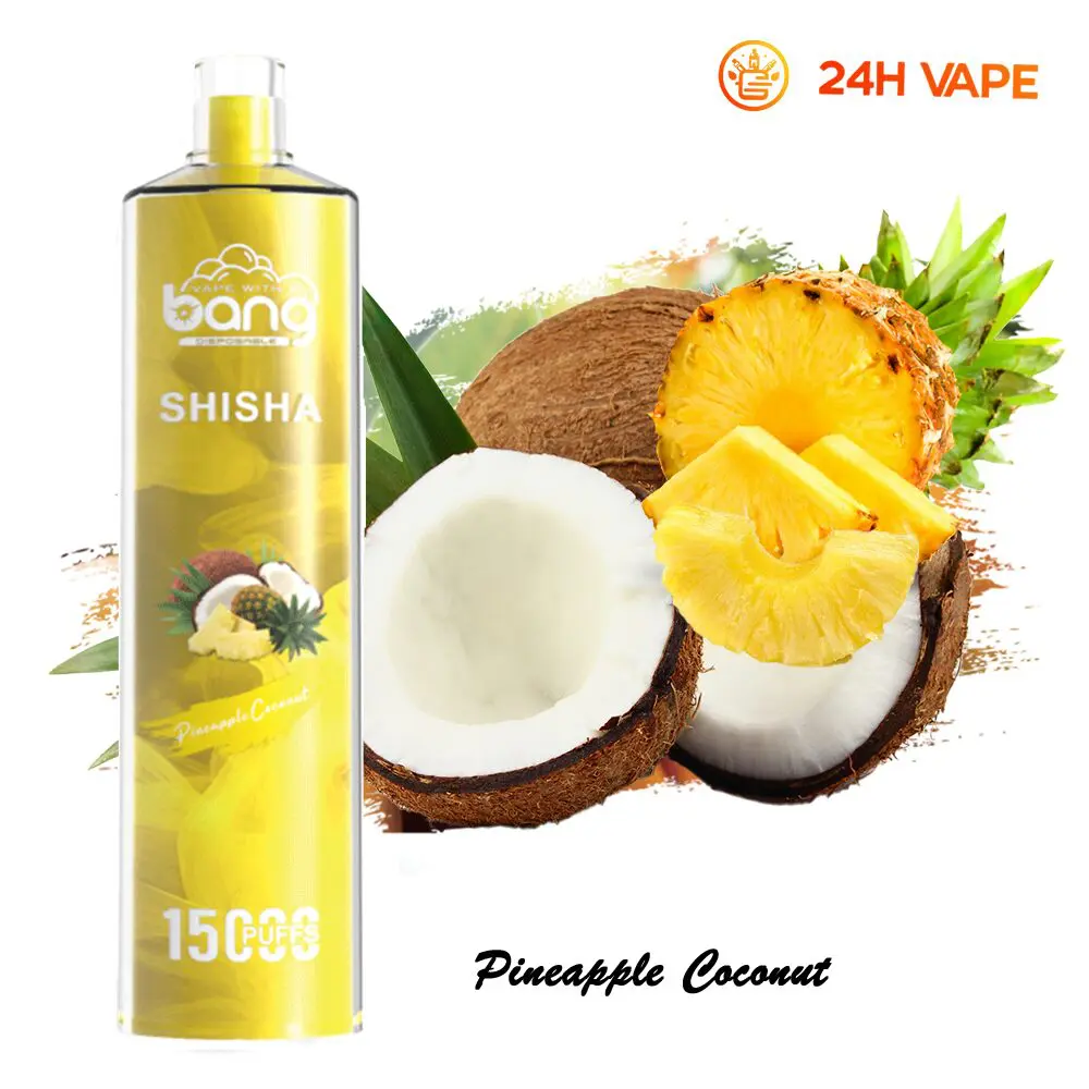 （3 pieces）Bang SHISHA 15000 Puffs Direct To Lung Disposable Electronic Cigarette New Vape Pen