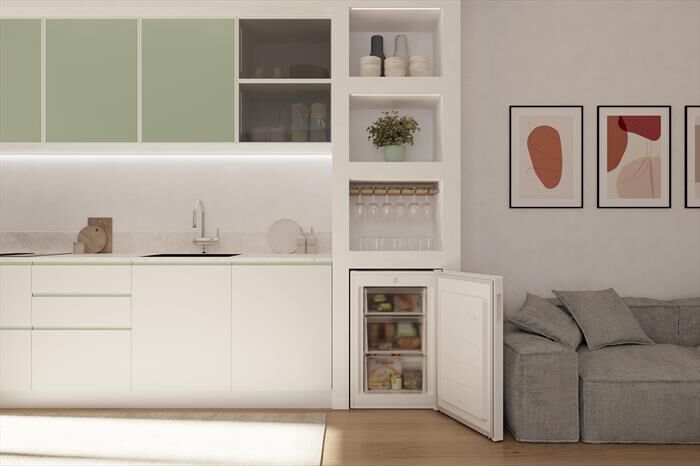 CANDY - Congelatore verticale CNUQ2L58EW Classe E 90lt-Bianco