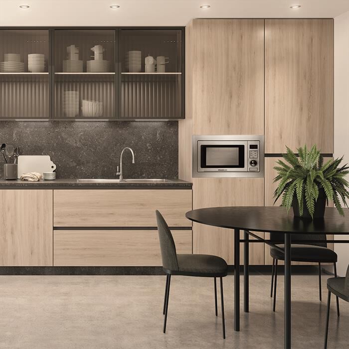 GLEM GAS - Forno microonde da incasso GMI253IX-Inox