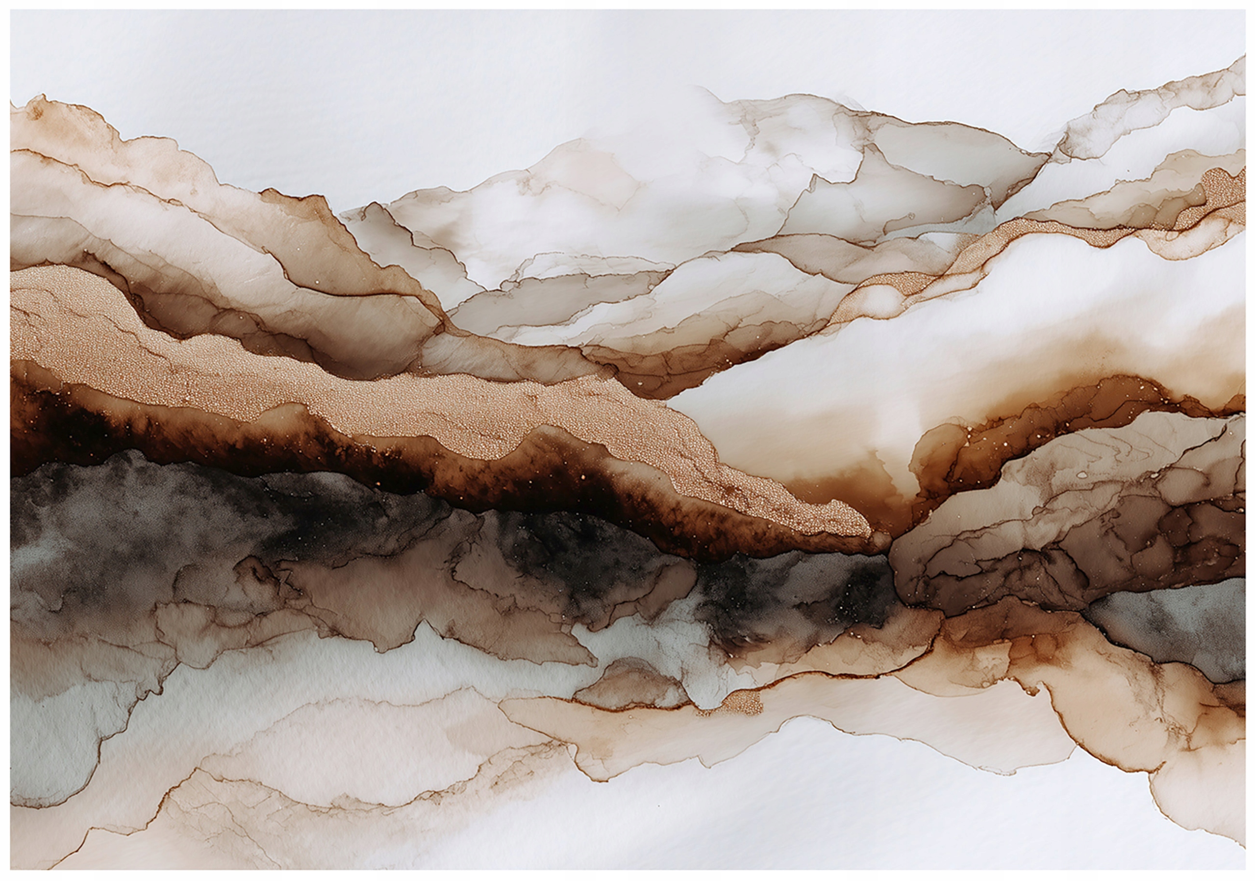 Abstract marble wall mural for bedroom or living room, non-woven wallpaper,