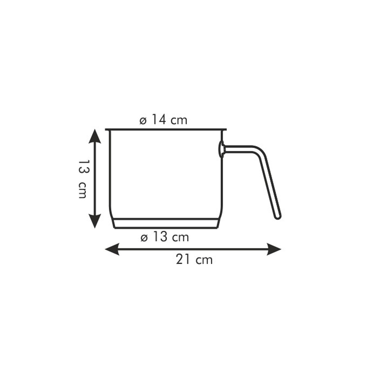 Mlékovar HOME PROFI ø 14 cm, 1,8 l