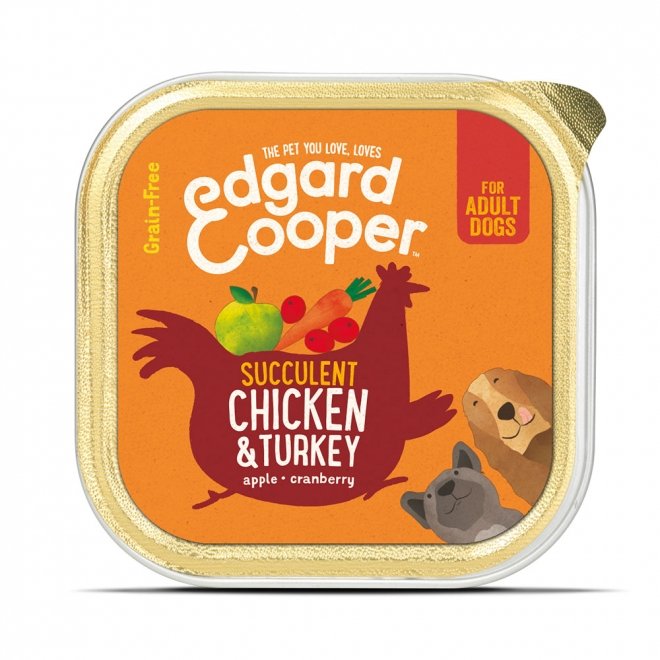 Edgard&Cooper Dog kylling & kalkun