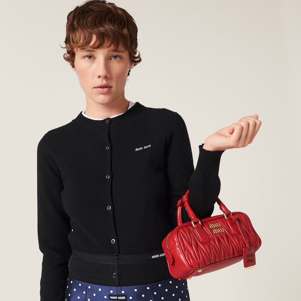 Arcadie matelassé nappa leather bag