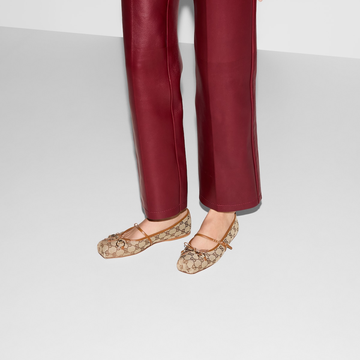 Womens Horsebit ballet flat