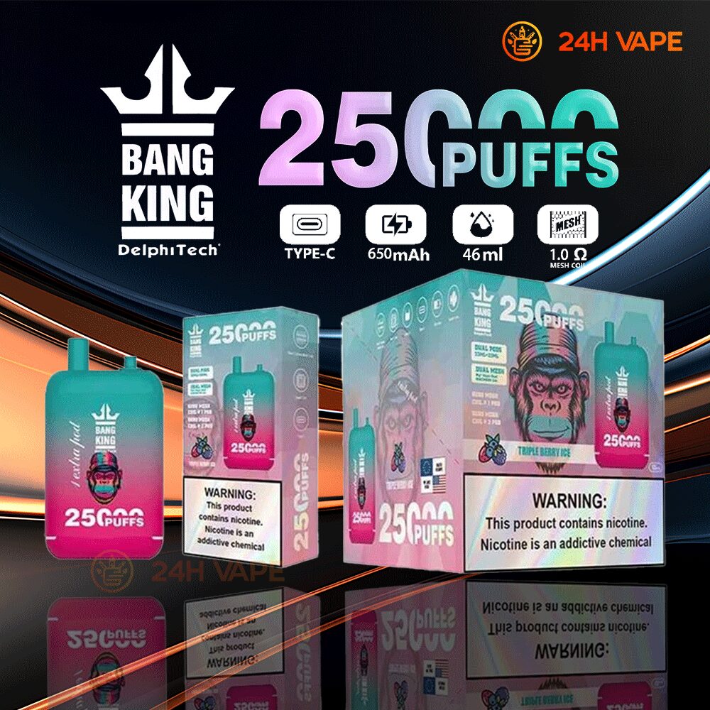 Bang King 25000 Puffs Disposable Vape Pod(3 pieces)