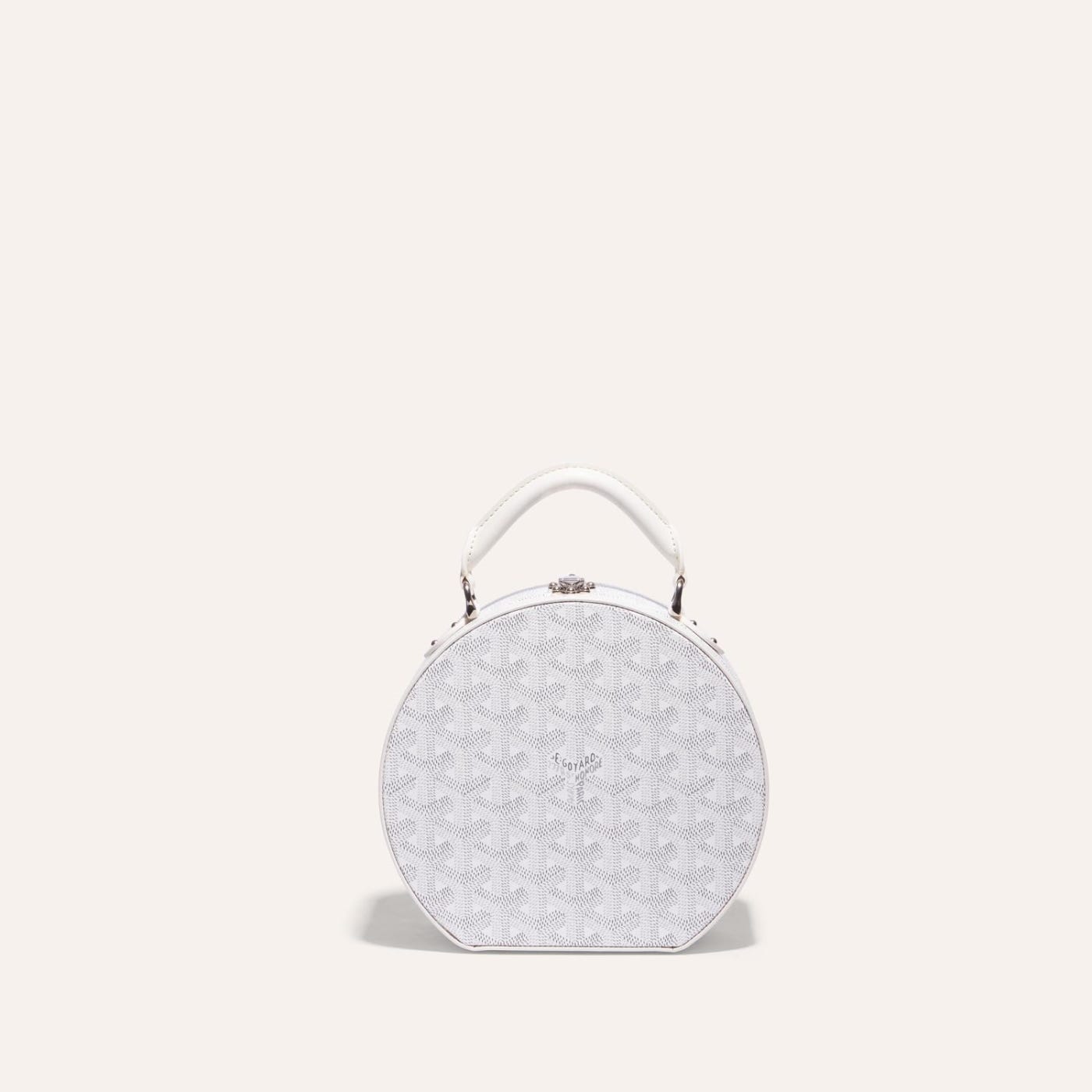 The Alto Hatbox Trunk Bag White