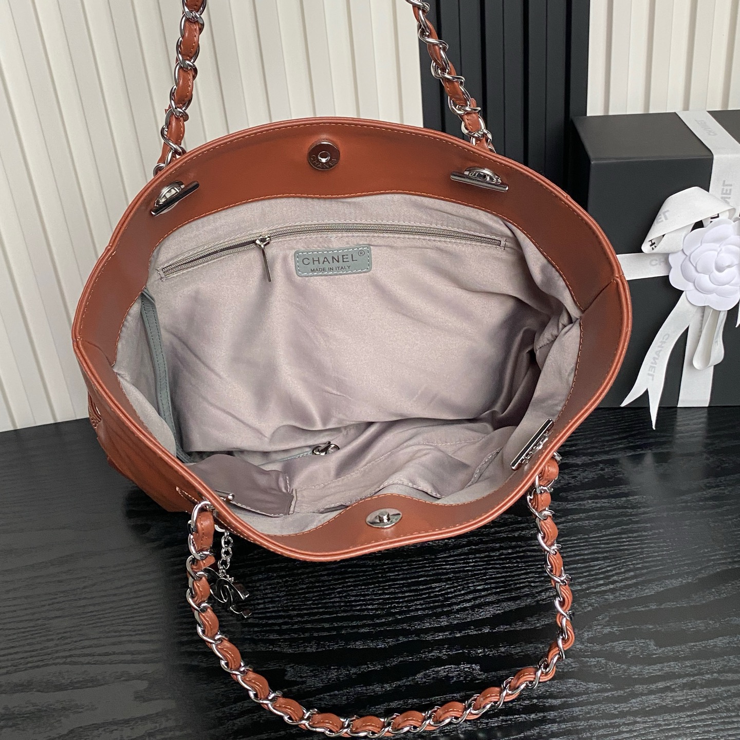 Expandable Tote Bag（Brown） - Mocuir