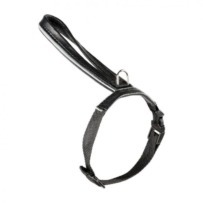 Feel Leather Purrr kattesele i skinn svart