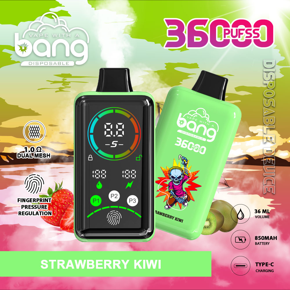 Bang 36K Power Advanced Fingerprint  Disposable Vape(3 pieces)