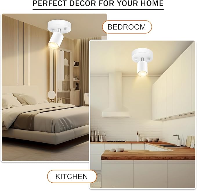 SPOTLUMINARA LED 4 Light Track Lighting Kit