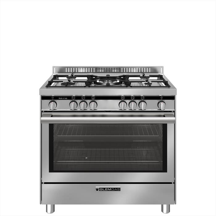 GLEM GAS - Cucina a gas ST965VI Classe A-INOX