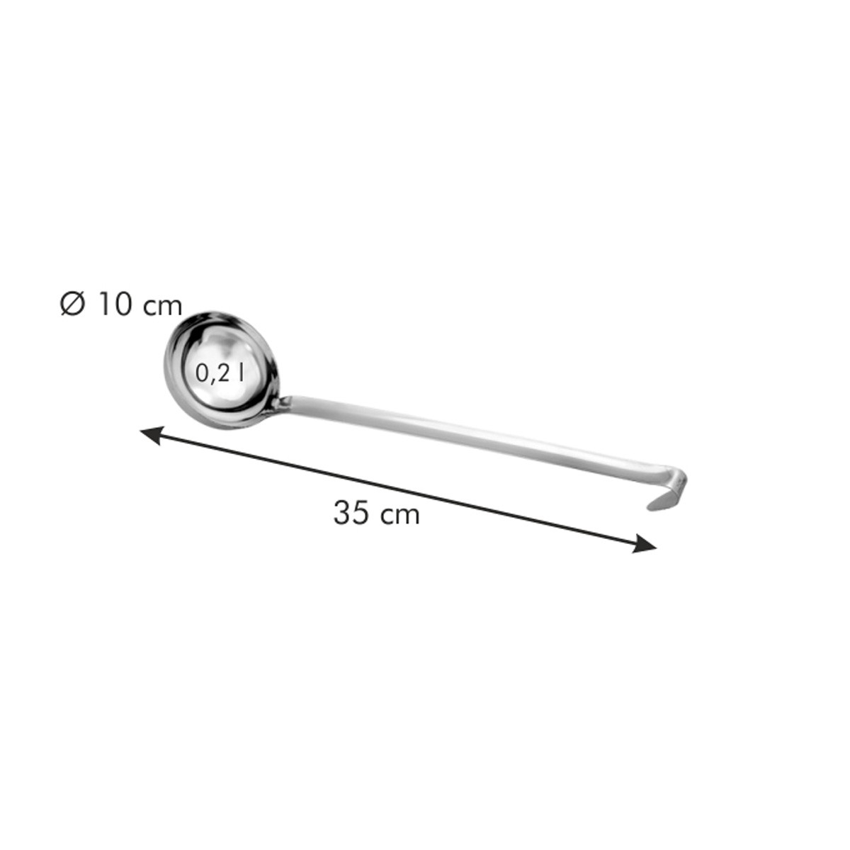 Naběračka GrandCHEF ø 10 cm, 0,2 l